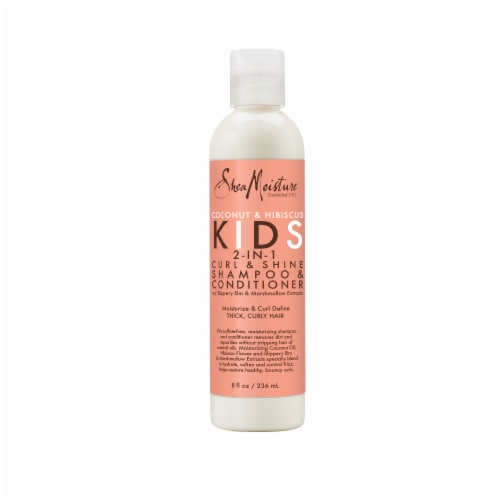 SheaMoisture Coconut and Hibiscus Two in One Shampoo and Conditioner Perspective: back
