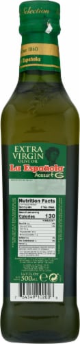 La Espanola Extra Virgin Olive Oil Perspective: back
