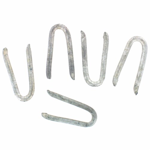 Grip-Rite 1/4 in. W X 1-1/4 in. L Hot-Dipped Galvanized Steel Fence Staples 9 Ga. 4350 pk 50 lb Grip-Rite 1/4 in. W X 1-1/4 in. L Hot-Dipped Galvanized Steel Fence Staples 9 Ga. 4350 pk 50 lb