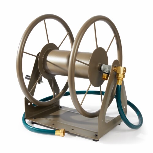 Liberty Garden LBG703T 200' of 5/8 Hose Multi Purpose Steel Garden Storage Reel Perspective: back