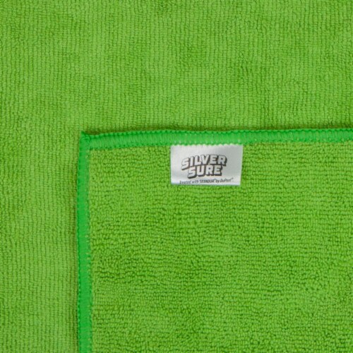 Silversure Antimicrobial Cleaning Cloth 12x12 Green (12/Pack), 12x12 Kroger