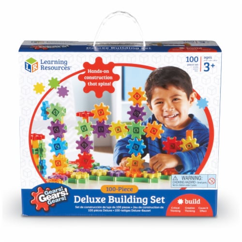 Learning Resources® Gears! Gears! Gears! Deluxe Building Set Perspective: back