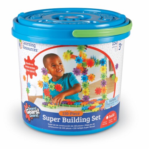 Learning Resources® Gears! Gears! Gears! Super Building Set Perspective: back