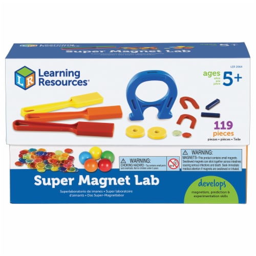 Learning Resources® Super Magnet Lab Kit Perspective: back