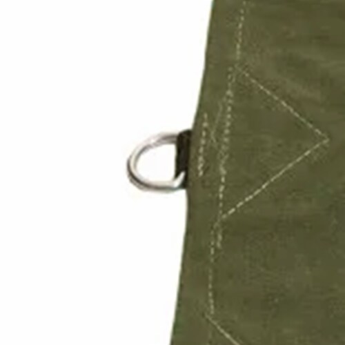 Tarp Nation 5 x 7 Foot Heavy Duty Canvas Tarp with D Rings and Corner Grommets Perspective: back