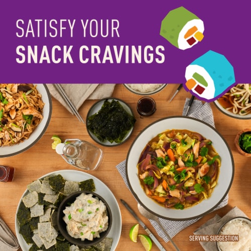 Annie Chun's Organic Teriyaki Seaweed Snacks Perspective: back