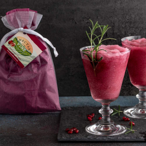 Pomegranate Wine Slushy Mix Perspective: back