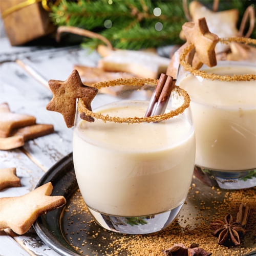 Eggnog Frozen Cocktail Mix Perspective: back