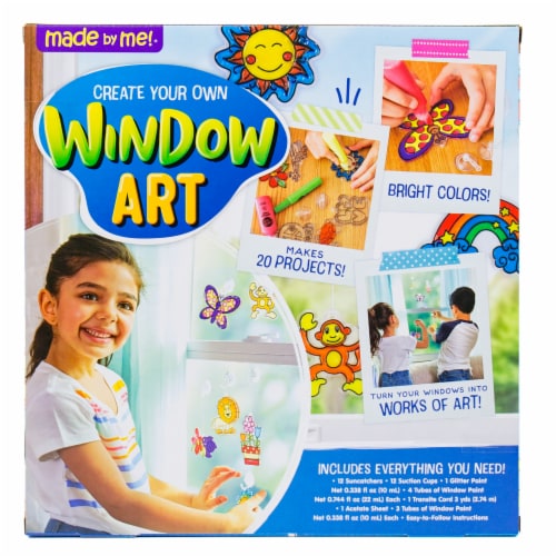 Sun Catcher Kits for Kids Paint Your Own DIY Sun Catchers Create Your Own  Window