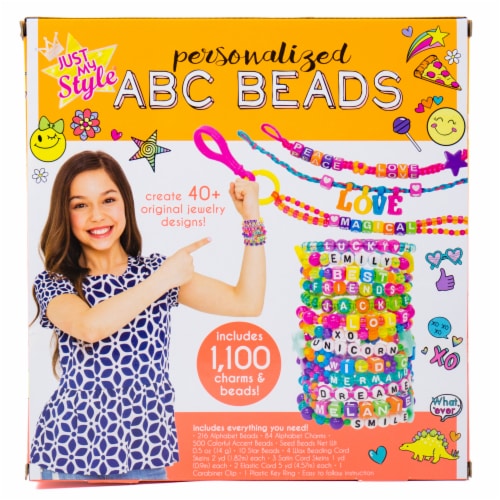Horizon Group USA Just My Style ABC Beads Jewelry Kit Perspective: back