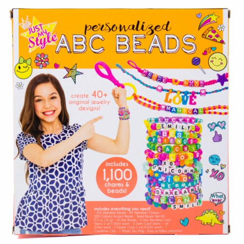 Horizon Group USA Just My Style ABC Beads Jewelry Kit Perspective: back