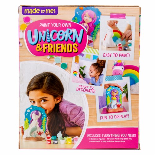 Made by Me Paint Your Own Unicorn & Friends Kit Perspective: back