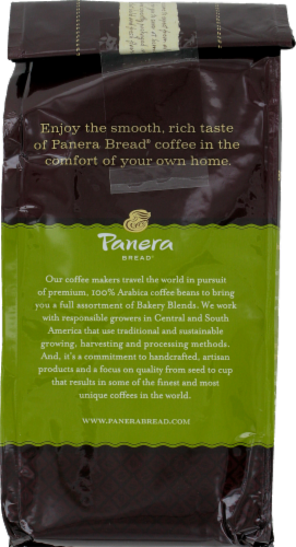 Panera Bread Light Roast Coffee Perspective: back
