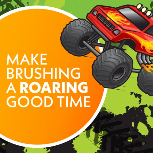 Spinbrush Kids Monster Truck Electric Battery Powered Toothbrush Soft Bristles Perspective: back