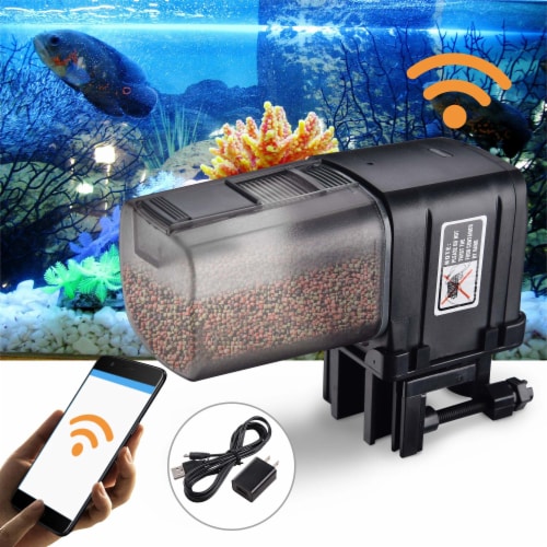 Automatic fish tank feeder top