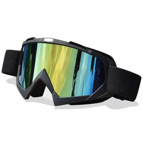 AHR GOG01 Motorcycle Goggles Riding Motocross Snowmobile Dirt Bike Off Road ATV Lens Perspective: back