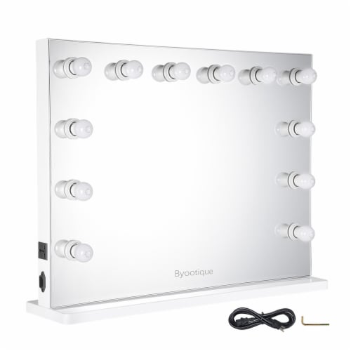 Byootique 34x26 Hollywood LED Makeup Mirror Kit Dimmable 6