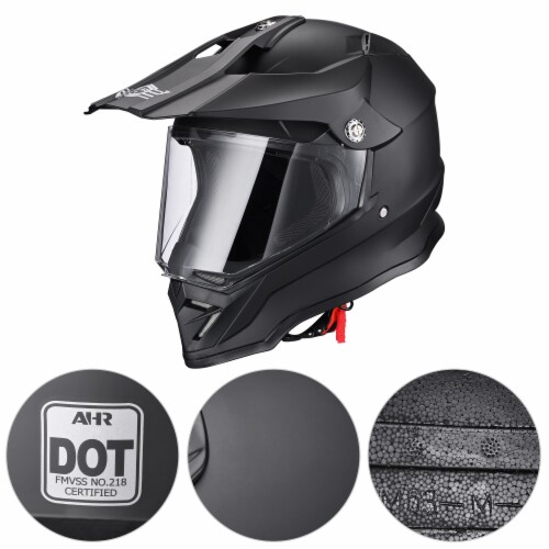 Off road helmet with visor 2025