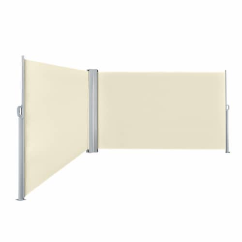 Yescom 240 x71 Retractable Patio Screen Outdoor Partition Side Awning Privacy Wind Sun Shade Perspective: back
