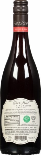 Duck Pond Pinot Noir Perspective: back