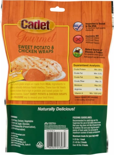 Cadet® Sweet Potato & Chicken Wrap Perspective: back
