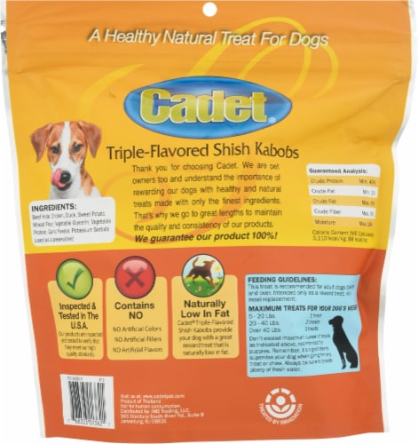 Cadet® Gourmet Triple-Flavored Shish Kabobs Perspective: back