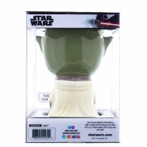 Galerie Holiday Star Wars™ Yoda Goblet with Hard Candy Perspective: back
