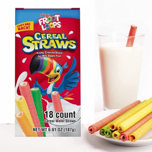 Froot Loops Cereal Straws 18ct (3-pack) Perspective: back