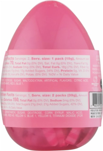 Hello Kitty Jumbo Candy Easter Egg Perspective: back