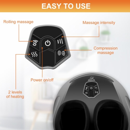 Snailax Foot Massager Machine with Heat,Shiatsu Feet