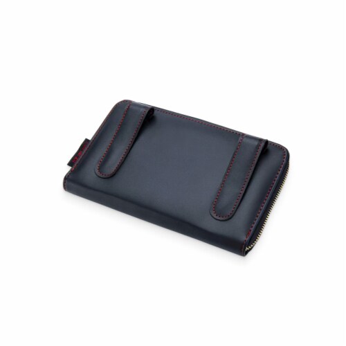 Polyurethane Leather Clutch Tissue Box Cover Perspective: back