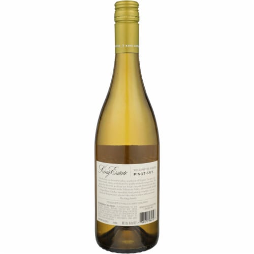 King Estate Pinot Gris Perspective: back