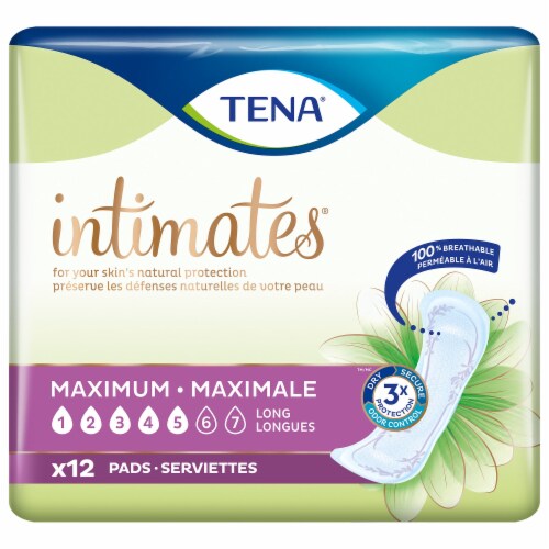 TENA Incontinent Pad 15 L Long Length 12 Ct Perspective: back