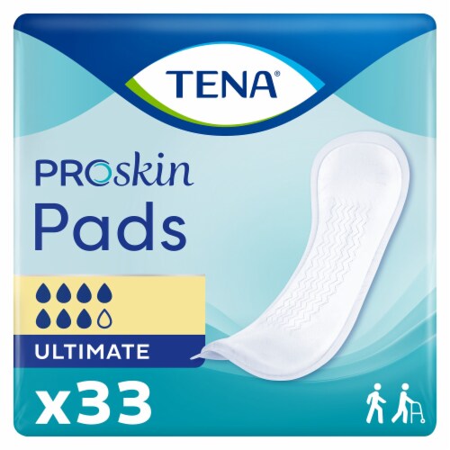 TENA ProSkin Ultimate Unisex Incontinent Pad Ultimate 16 L 47709, 33 Ct Perspective: back