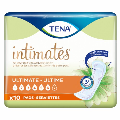 TENA Sensitive Care Ultimate Female Incontinent Pad Regular Length 16 L 54427, 10 Ct Perspective: back