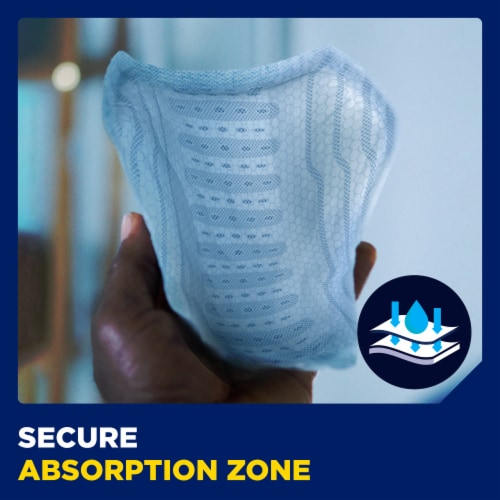 Tena For Men Moderate Absorbency Incontinence Guards Perspective: back