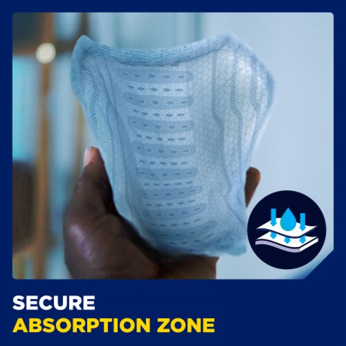 Tena For Men Moderate Absorbency Incontinence Guards Perspective: back