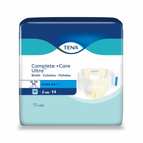 TENA Complete + Care Ultra Incontinence Brief XL 69982, Ultra, 24 Ct Perspective: back