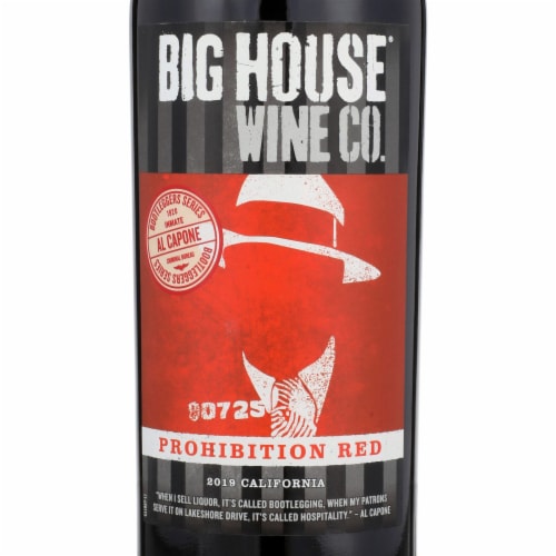 Big house red shop box wine