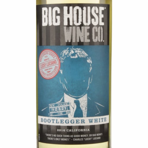 Big House Lucky Luciano Bootleggers Series White Blend California Wine Perspective: back