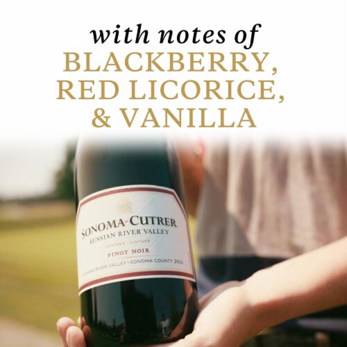 Sonoma-Cutrer Russian River Valley Pinot Noir Dry Red Wine Perspective: back