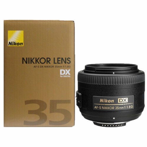 Nikon Af-s Dx Nikkor 35mm F/1.8g Lens + Bundle For Nikon D5600