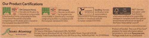 If You Care® Paper Snack & Sandwich Bags Perspective: back