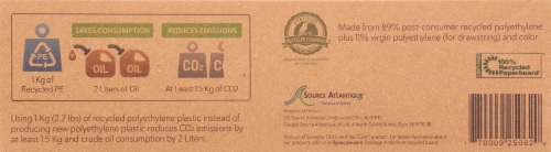If You Care 13 Gallon Certified 97% Recycled Tall Kitchen Trash Bags Perspective: back