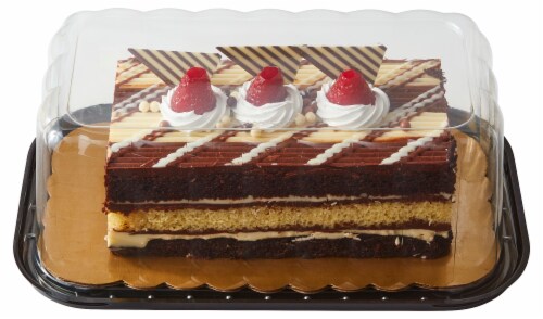 Bakery Triple Chocolate Tiger Cake Perspective: back