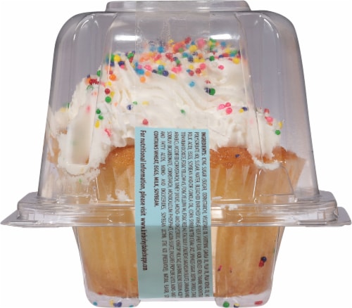 Kimberley's Bakeshoppe Vanilla Filled Gourmet Jumbo Cupcake Perspective: back