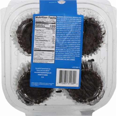 Kimberley's Bakeshoppe Oreo Cookies & Creme Gourmet Cupcakes Perspective: back