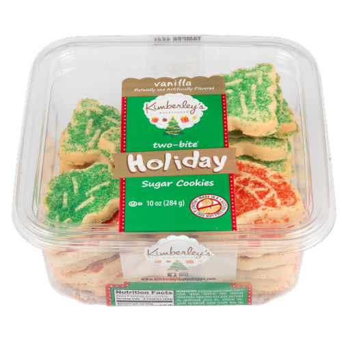 Kimberley's Bakeshoppe Holiday Mini Sugar Cookies Perspective: back