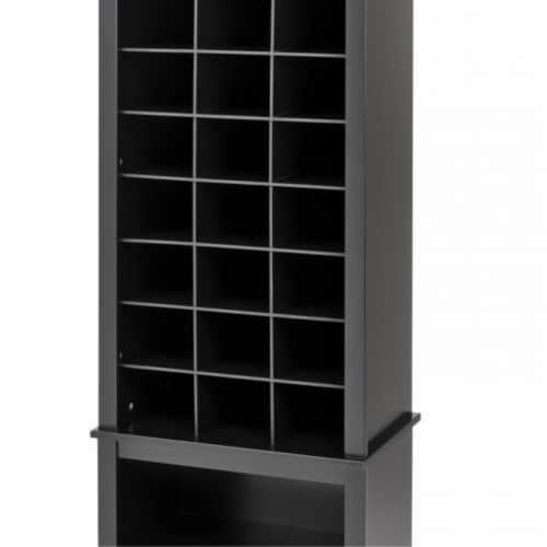 Prepac Tall Shoe Cubbie Cabinet in Black, 1 - Kroger