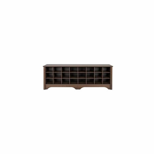 Prepac 60 shoe discount cubby bench